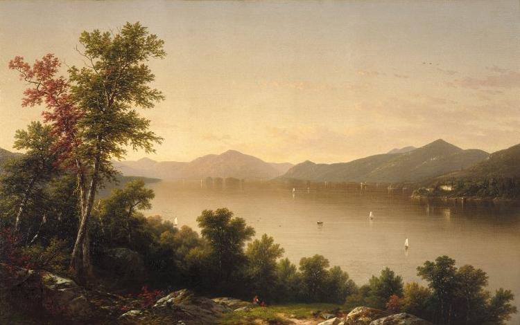 John William Casilear Lake George oil painting picture